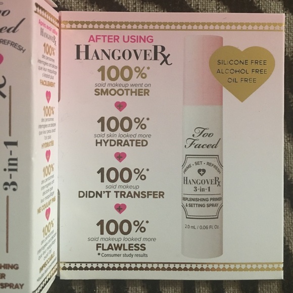 Too Faced Hangover 3-in-1 Spray Sample 💕 - Picture 2 of 8